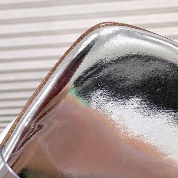 🌹 AMINA MUADDI🌹 Lupita Glass Wedge Sandal Size: 40 - Picture 11 of 16